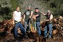Group Poses With Axes